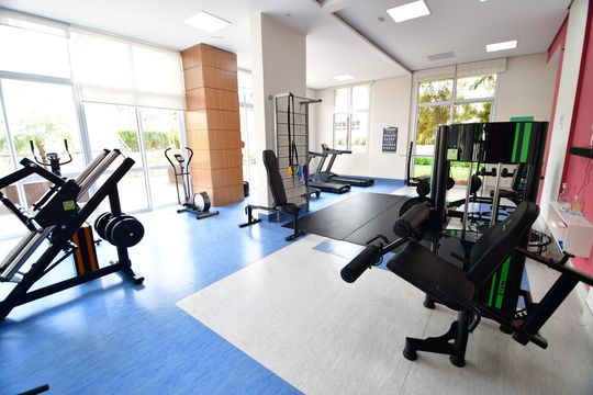 Área comum - Academia de apartamento à venda com 1 quarto, 47m² em Botafogo, Campinas