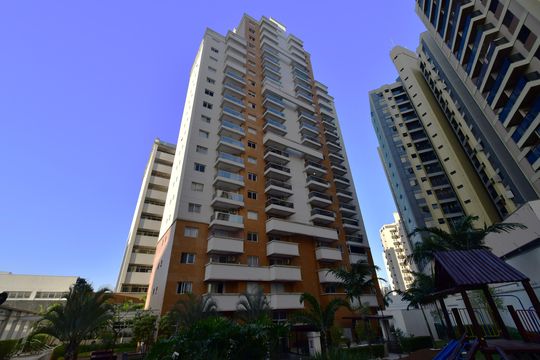 Fachada do bloco de apartamento à venda com 1 quarto, 47m² em Botafogo, Campinas