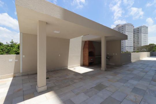 Área Comum - Churrasqueira de apartamento para alugar com 2 quartos, 56m² em Parque das Nações, Santo André