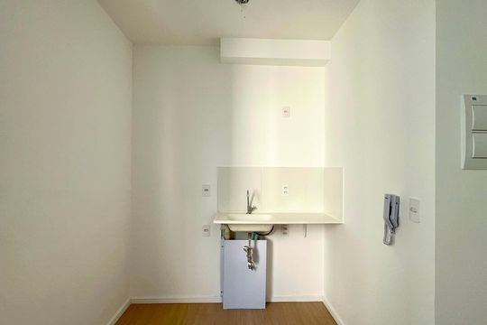 Cozinha de kitnet/studio à venda com 1 quarto, 25m² em Jardim Paulista, São Paulo