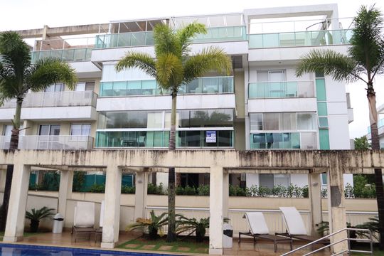fachada de apartamento à venda com 3 quartos, 95m² em Recreio dos Bandeirantes, Rio de Janeiro