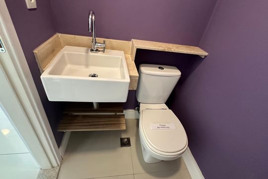 Lavabo de apartamento à venda com 3 quartos, 95m² em Recreio dos Bandeirantes, Rio de Janeiro