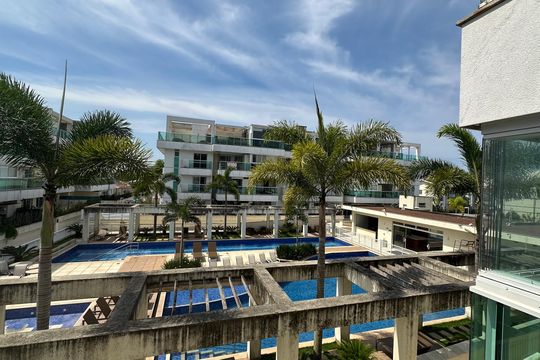 Varanda da Suíte de apartamento à venda com 3 quartos, 95m² em Recreio dos Bandeirantes, Rio de Janeiro
