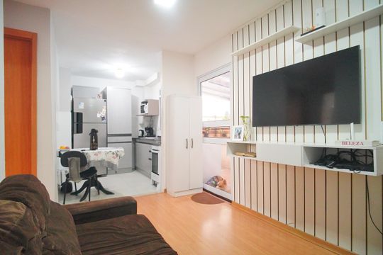 Sala de apartamento à venda com 2 quartos, 45m² em Santos Dumont, São Leopoldo