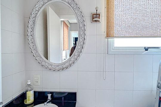 Banheiro de serviço de apartamento à venda com 4 quartos, 238m² em Cidade Mãe do Céu, São Paulo