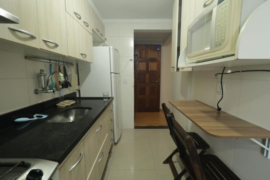 Cozinha de apartamento para alugar com 2 quartos, 51m² em Ipiranga, São Paulo