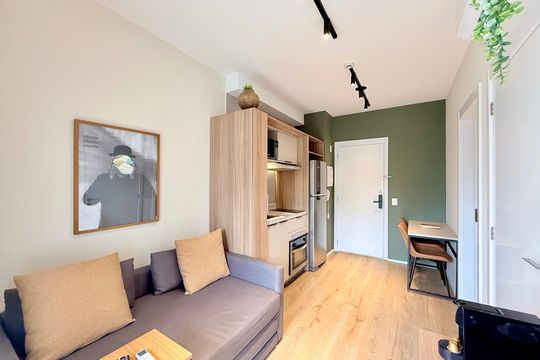 Apartamento à venda com 1 quarto, 32m² em Campo Belo, São Paulo