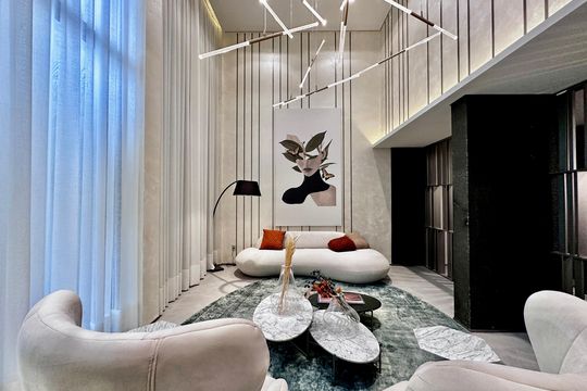 Hall Social Bloco de apartamento à venda com 1 quarto, 32m² em Campo Belo, São Paulo