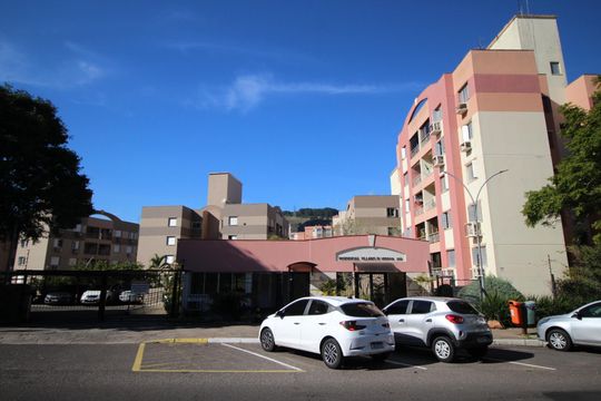 Fachada de apartamento à venda com 2 quartos, 58m² em Jardim Carvalho, Porto Alegre