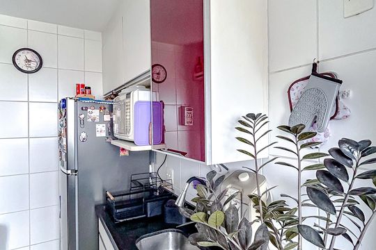 Cozinha e Área de Serviço de apartamento para alugar com 2 quartos, 54m² em Jardim America da Penha, São Paulo