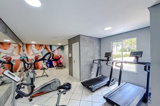 Área comum - Academia de apartamento para alugar com 2 quartos, 54m² em Jardim America da Penha, São Paulo