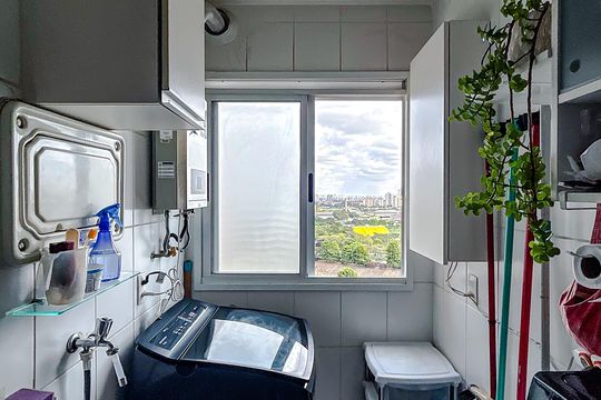 Cozinha e Área de Serviço de apartamento para alugar com 2 quartos, 54m² em Jardim America da Penha, São Paulo