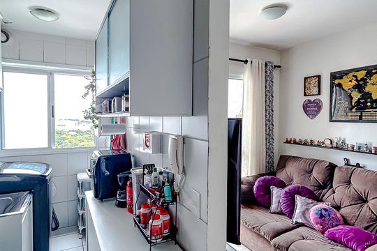 Cozinha e Área de Serviço de apartamento para alugar com 2 quartos, 54m² em Jardim America da Penha, São Paulo