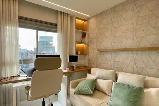 Quarto de apartamento à venda com 2 quartos, 71m² em Jardins, São Paulo