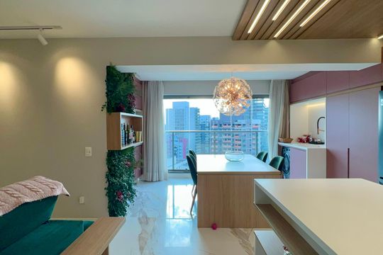 Sala de apartamento à venda com 2 quartos, 71m² em Jardins, São Paulo