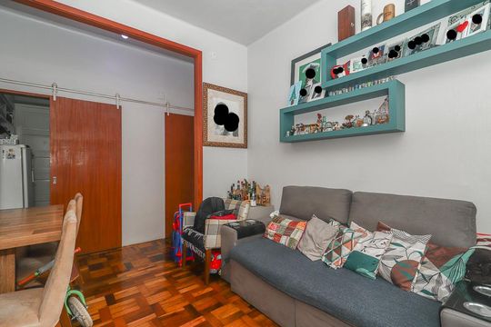 Sala de apartamento à venda com 2 quartos, 57m² em Floresta, Porto Alegre