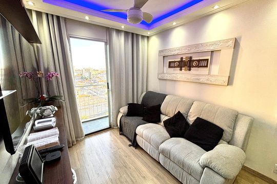 Sala de apartamento à venda com 3 quartos, 60m² em Jardim Assuncao, São Paulo