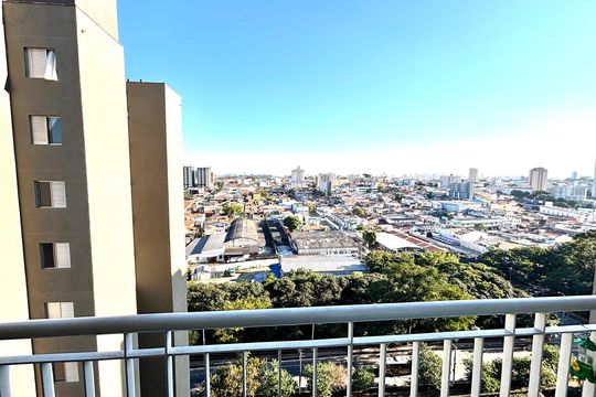 Vista da sacada  de apartamento à venda com 3 quartos, 60m² em Jardim Assuncao, São Paulo