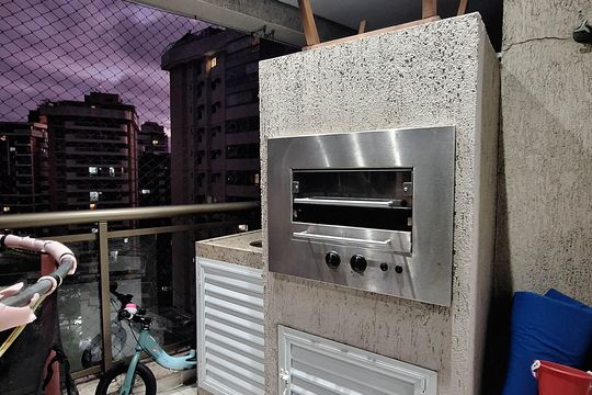 Varanda da Sala de apartamento à venda com 3 quartos, 116m² em Vital Brasil, Niterói