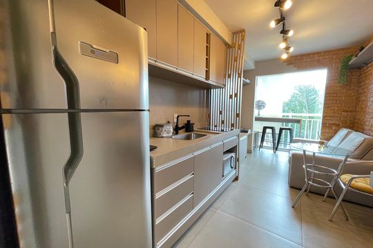 Sala de apartamento para alugar com 1 quarto, 28m² em Ferreira, São Paulo