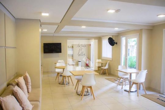 Área comum de apartamento à venda com 1 quarto, 28m² em Ferreira, São Paulo