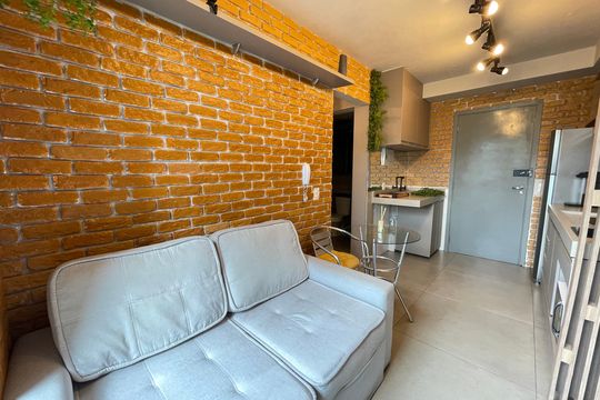 Sala de apartamento à venda com 1 quarto, 28m² em Ferreira, São Paulo