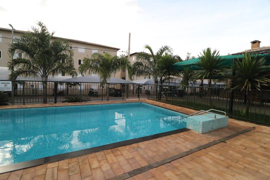 Área comum - Piscina de apartamento para alugar com 2 quartos, 46m² em Vila Maria, Uberlândia