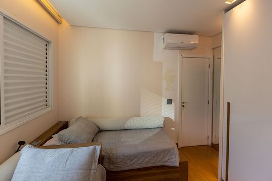 Quarto 2 de apartamento à venda com 3 quartos, 113m² em Vila da Serra, Nova Lima