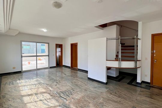 Sala de apartamento à venda com 4 quartos, 210m² em Belvedere, Belo Horizonte