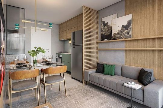 Área comum de apartamento para alugar com 2 quartos, 36m² em Socorro, São Paulo