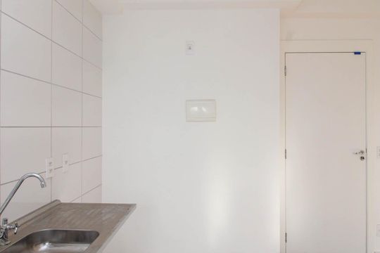Cozinha de apartamento para alugar com 2 quartos, 41m² em Parque Reboucas, São Paulo