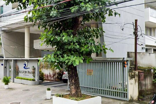 Fachada do condomínio de apartamento à venda com 3 quartos, 150m² em Campo Grande, Rio de Janeiro