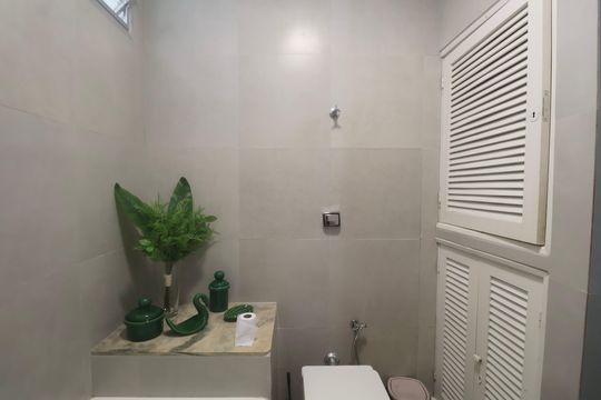 Banheiro Social 2 de apartamento para alugar com 4 quartos, 161m² em Centro, Guarujá