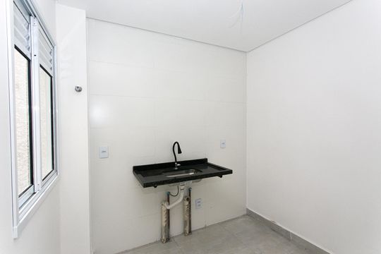 Cozinha de kitnet/studio à venda com 1 quarto, 20m² em Vila Esperança, São Paulo