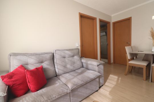 Sala de apartamento à venda com 2 quartos, 50m² em Santo Afonso, Novo Hamburgo