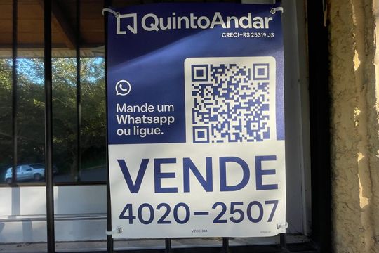 Placa instalada em 04/06/2026, placa n VZOE-344 de apartamento à venda com 2 quartos, 64m² em Rondônia, Novo Hamburgo