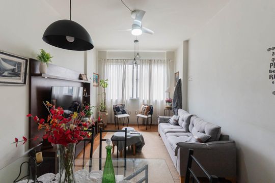Sala de apartamento à venda com 3 quartos, 99m² em Tijuca, Rio de Janeiro