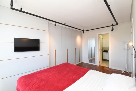 Suíte de apartamento à venda com 1 quarto, 70m² em São Francisco, Curitiba