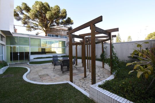 Área comum de apartamento à venda com 1 quarto, 70m² em São Francisco, Curitiba