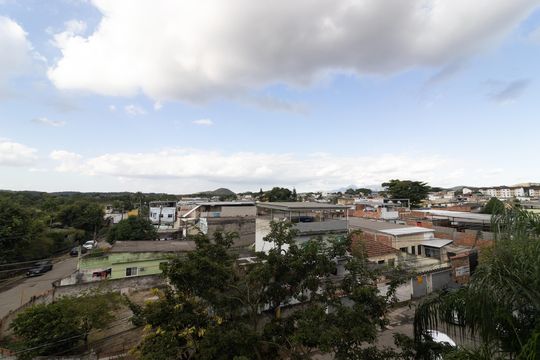 Vista da Sala de apartamento à venda com 2 quartos, 43m² em Realengo, Rio de Janeiro