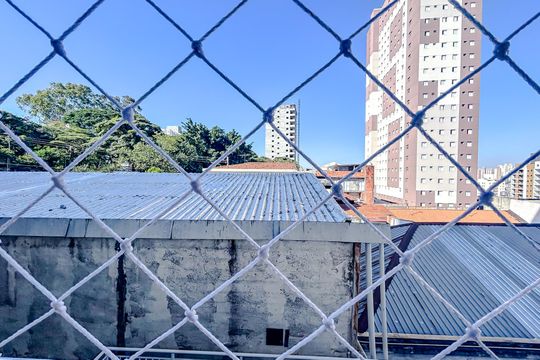 Vista da Sala de apartamento à venda com 2 quartos, 34m² em Chácara Seis de Outubro, São Paulo