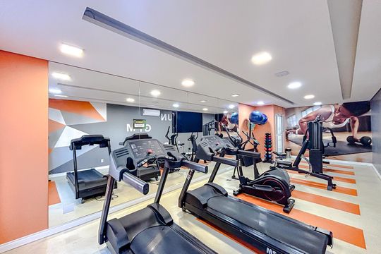 Área comum - Academia de apartamento à venda com 2 quartos, 34m² em Chácara Seis de Outubro, São Paulo