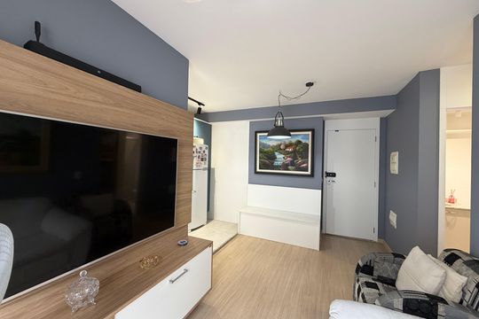 Sala de apartamento à venda com 2 quartos, 55m² em Pechincha, Rio de Janeiro