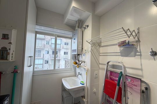 Área de serviço  de apartamento à venda com 2 quartos, 55m² em Pechincha, Rio de Janeiro