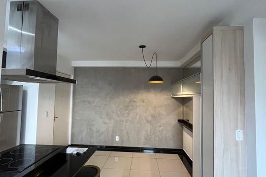 Cozinha de apartamento para alugar com 2 quartos, 48m² em Vila Satúrnia, Campinas