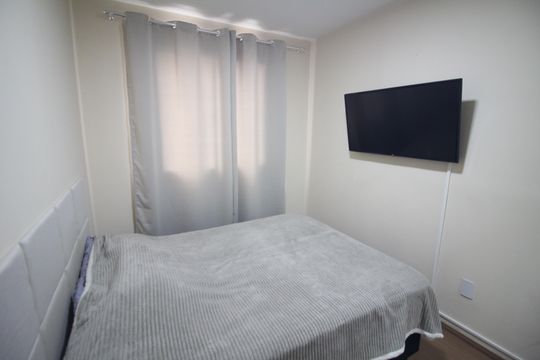 Quarto 1 de apartamento à venda com 2 quartos, 50m² em Jardim Riacho das Pedras, Contagem