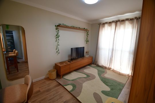 Sala de apartamento à venda com 1 quarto, 45m² em Centro, Campinas