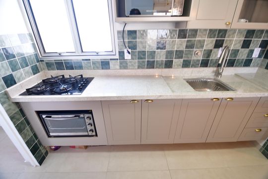 Cozinha de apartamento à venda com 1 quarto, 45m² em Centro, Campinas