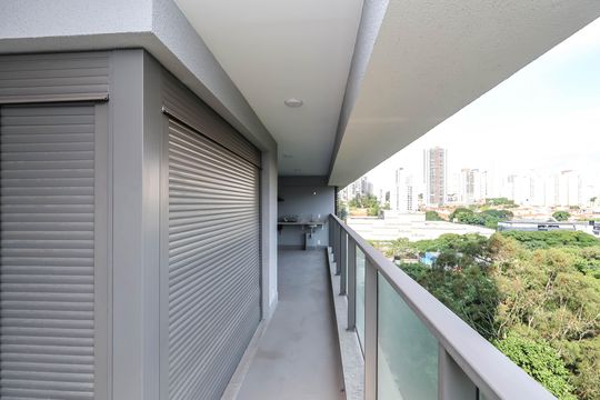 Varanda de apartamento à venda com 3 quartos, 136m² em Chácara Klabin, São Paulo
