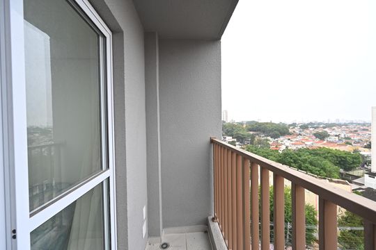 Varanda de kitnet/studio à venda com 1 quarto, 27m² em Vila da Saúde, São Paulo